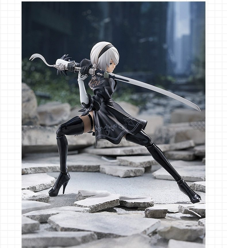 Domestic GSC MF NieR Automata figma 2B A2 Bewegliche Actionfigur Spiel-Merchandise Sammlermodell Geschenk für Anime- und Spiele-Fans – Detail 2