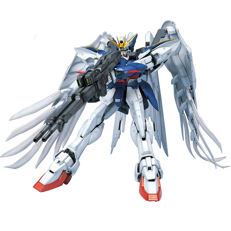 Bandai Gundam Собранная модель PG 1/60 Zero Летающее крыло ангел с LED-подсветкой подарок для мальчиков