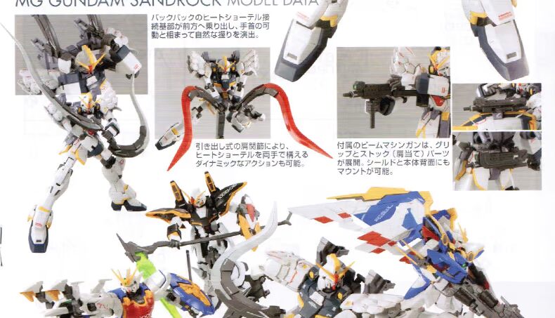 Bandai Gundam Model MG 1 100 W Sandrock Gundam XXXG-01SR Phiên bản sa mạc Gundam EW - Gundam / Mech Model / Robot / Transformers bộ lắp ráp gundam