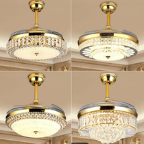 Invisible ceiling fan light variable frequency dining room 42 inch fan light European style simple with lights Ceiling fan dining room fan chandelier lamps and lanterns