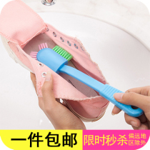 Multi-head shoe brush long handle household brush washing clothes brush shoe special brush cleaning multifunctional soft hair brush