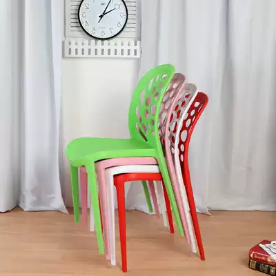Creative plastic chair simple home office chair fashion conference training hollow back chair wedding event chair