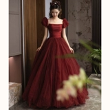 Бордовое цветное вечернее платье для беременных, большой размер, изысканный стиль