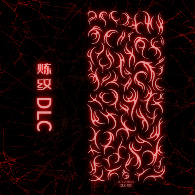 Concave-Convex Nail Art Stamping Plate/Steel Plate《Lianwen Dlc》Dark Acid Sweet Cool Style Thorn Hand-Painted Original Design