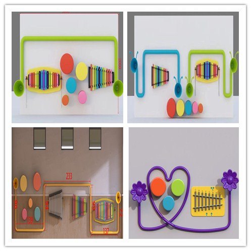 Outdoor wall early education amusement park mall children's microphone percussion instrument percussion music rhythm toy
