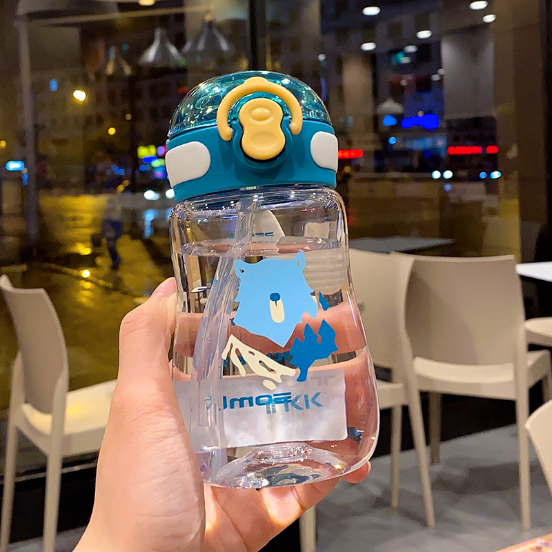 Children's water glasses for special summer direct Drinking private students Kindergarten Baby straw type Small-capacity Learn Drinking Cup