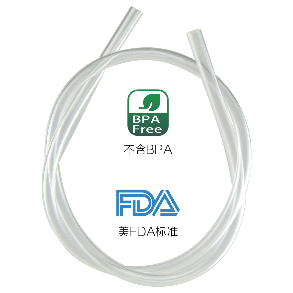 Riding water bag accessories Drinking water pipe tpu food grade material clean and sanitary without taint and no smell transparent