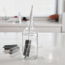 Home Mushroom Day Style Silicone Gel Long Handle Bottle Brush Multipurpose Small Kitchen Home Wash Water Glass Vase Dead End Cleaning Brush