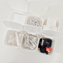 House mushroom flip storage box desktop mini trash can pen holder household bathroom sundries laundry beads finishing box