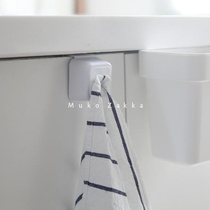 Japanese system of magnetic suction type cabinet door type towels Towels Hook Free of perforated wool towels Kitchen God Instrumental Rag Shelf