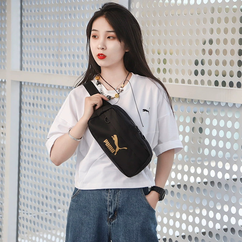 Puma Túi nam Puma Túi xách nữ 2020 Túi đeo thắt lưng thể thao mới mùa hè Túi Messenger Túi đeo vai 076646-01-03 - Túi