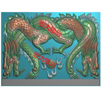 Grand carving fine carving relief gray scale stone carving stone tombstone dragon and phoenix set stele top square cap