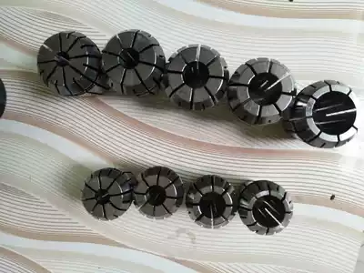 Hongda engraving ER series Chuck tool holder spring hairclip head nut nut set CNC engraving machine accessories