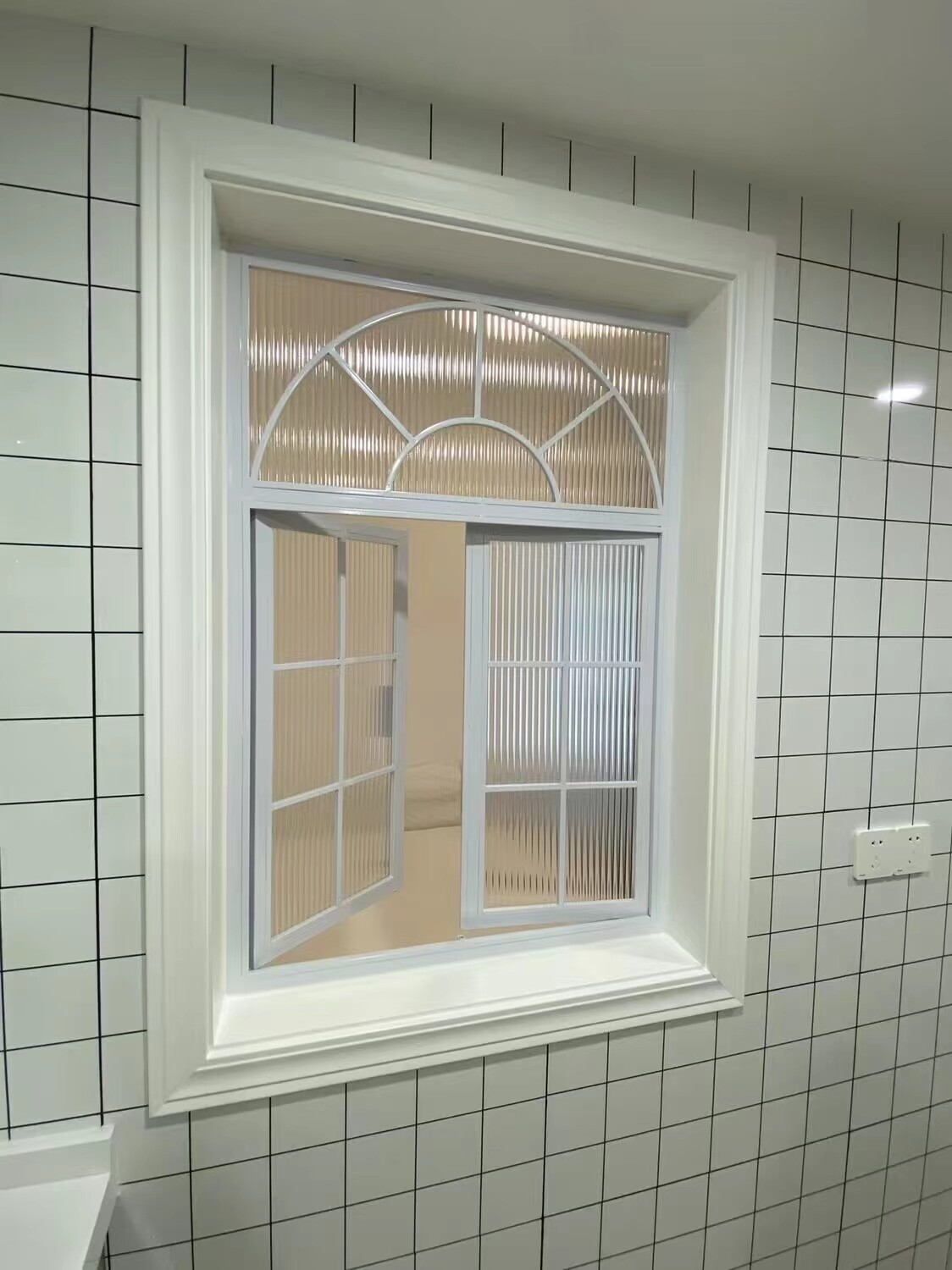 Custom casement window family sun light room floor window bedroom cubicle kitchen bedroom lighting steel Changhong transparent glass-Taobao