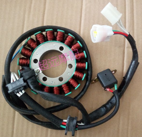 Lifan locomotive LF250-D V16 E magneto stator magneto coil:18-stage three-phase 12V
