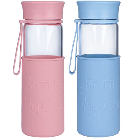 Стеклянная вместительная и большая чайная чашка, в корейском стиле, 500 мл