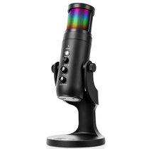 USB condenser microphone mobile phone computer live broadcast karaoke recording PS4 game microphone RGB colorful breathing atmosphere light