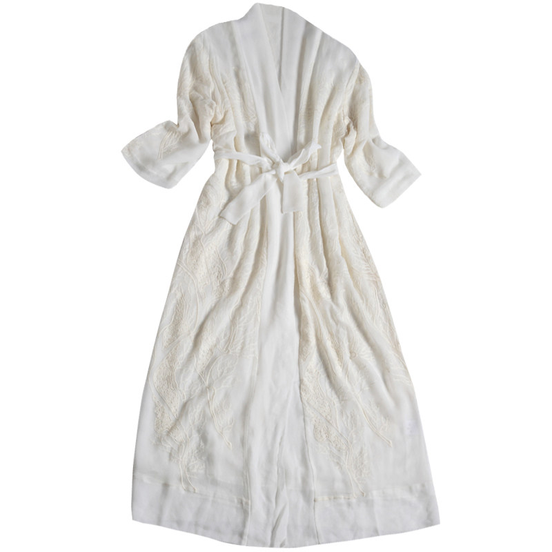 Pyjama pour femme en Soie à manches - Ref 2995158 Image 5