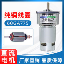 60GA775 DC decelerated motor 12v micro slow small motor 35w adjustable speed large torque positive reversal 24v