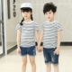 Các chàng trai và cô gái mới mùa hè mỏng trẻ em áo phông ngắn tay trẻ em dưới cùng áo sơ mi trẻ em phiên bản Hàn Quốc của thủy triều nửa trên - Áo thun