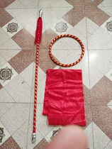 Film and television drama children's adult props Nezha three prince Qiankun circle red tassel gun journey to the west stage performance supplies