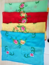 Drama opera handkerchief Chiffon yarn embroidered handkerchief Handkerchief flower handkerchief Check handkerchief Miss handkerchief