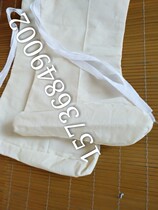 Drama and opera supplies Stage performance monk socks Costume farmer taoist white cotton big socks
