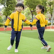 Kindergarten yuan fu chun qiu zhuang children sportswear suit uniforms autumn and winter new primary and middle school students in class uniform jiao shi fu