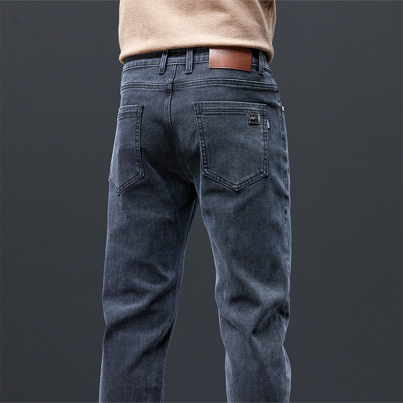 For the Fall and Winter Season! Exciting New Arrivals! Odm Company's New Men's Straight-Leg Jeans, Original Brand, Cut Label