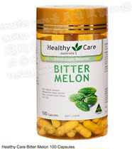 (Australia Direct Mail)Healthy Care Bitter Gourd Extract BitterMelon Blood tang Balance 100 capsules