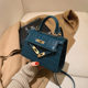 Explosive small bag 2021 new trendy high-end women's one-shoulder bag messenger all-match ins Western style Kelly handbag