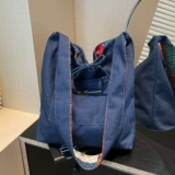 Джинсовая сумка через плечо для отдыха, вместительная и большая сумка на одно плечо