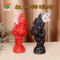Thai Buddha brand Buddha statue Rahul transporter Make a wish also wish black red candle anti-villain mildew luck lucky protection