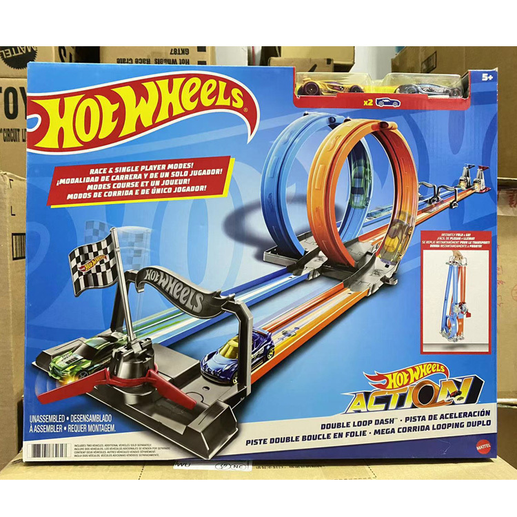 Hot Wheels Super Long Racing Dual Track Portable Set Gfh85 Boy Track Set Competitive Toy Gift Hot Wheels Super Long Racing Dual Track Portable Set Gfh85 Boy Track Set Competitive Toy Gift