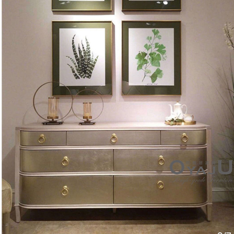 American light and luxurious solid wood bucket cabinet containing cabinet door hall decorated cabinet economical type minimalist bedroom containing cabinet