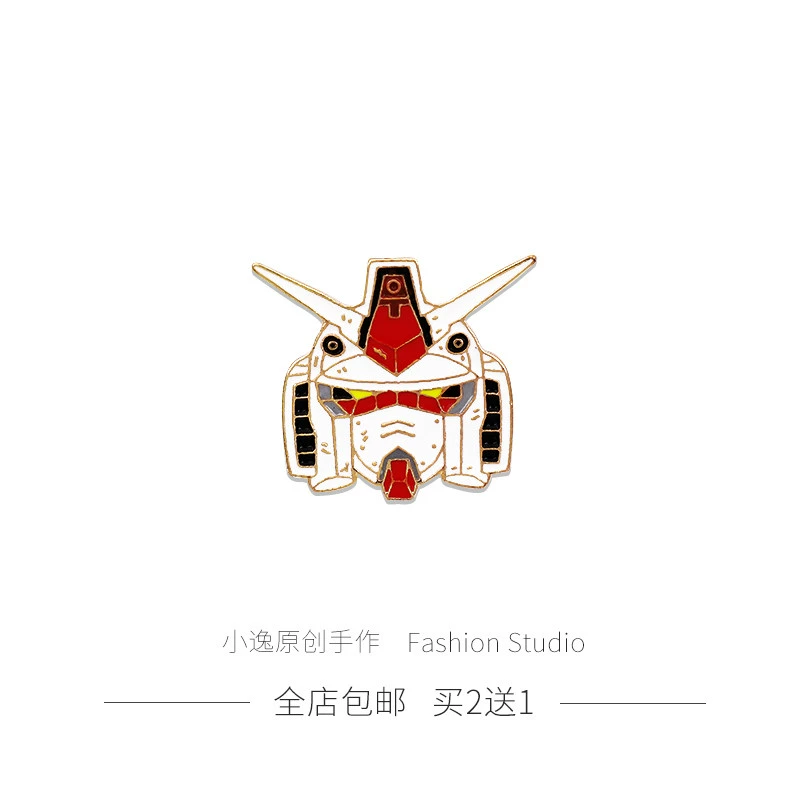 Robot Trâm Corsage Dễ thương Nhật Bản Anime Badge Cartoon Badge Trang trí Pin Sinh viên Phụ kiện Túi - Trâm cài