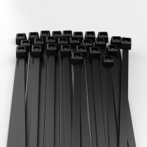 Yamazawa 3 6*300mm ZD-19 Self-locking nylon cable ties 100 zip ties black