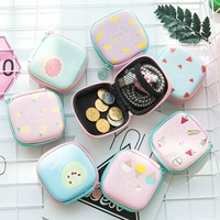 Dễ thương Coin Purse Coin Bag Zipper Ví Bà Short Cartoon Mini Tai nghe Túi lưu trữ Túi Coin Bag ví local brand