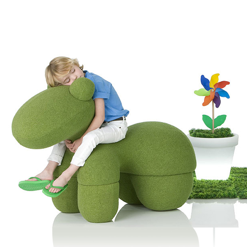 Special-shaped glass steel fashion art sculpture Meichen soft package leisure seat glass steel manufacturer custom pony series