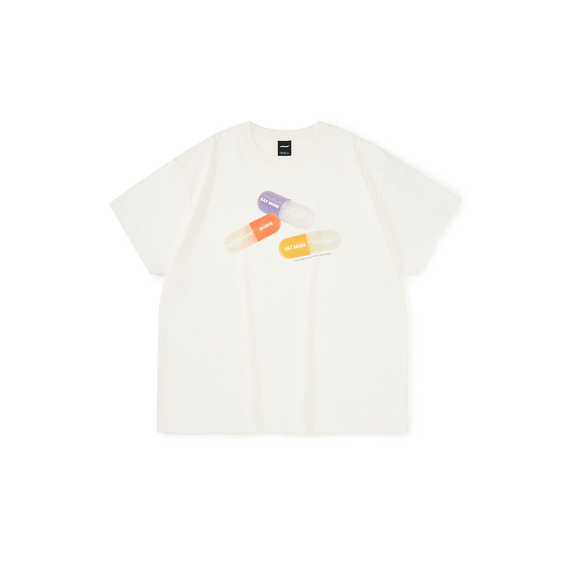 [Celebrity Style] Aveineil Capsule Series Short Sleeve T-Shirt New Style Loose Casual Round Neck Short Sleeve T-Shirt