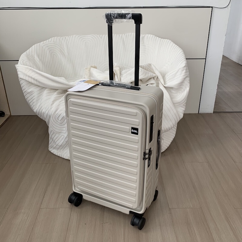 Japanese High-End Luggage 19-Inch Deep Compartment Suitcase Japanese Silent Universal Brake Wheels Trolley Case Password Box