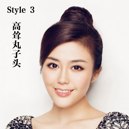 Элегантная повязка на голову, заколка для волос, пончик, аксессуар для волос, японские и корейские