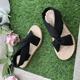 Summer Fashion Roman Sandals Female Fairy Style Ins Trend 2024 Summer Comfortable Student Versatile Flat Bottom