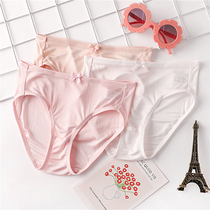 Taiwan counter 100% silk silk knitted silk panties children and girls baby antibacterial briefs comfortable and breathable