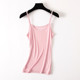 Export Thin Shoulder Strap Adjustable Mulberry Silk Knitted Silk Camisole Bottom Shirt Lined Silk Vest