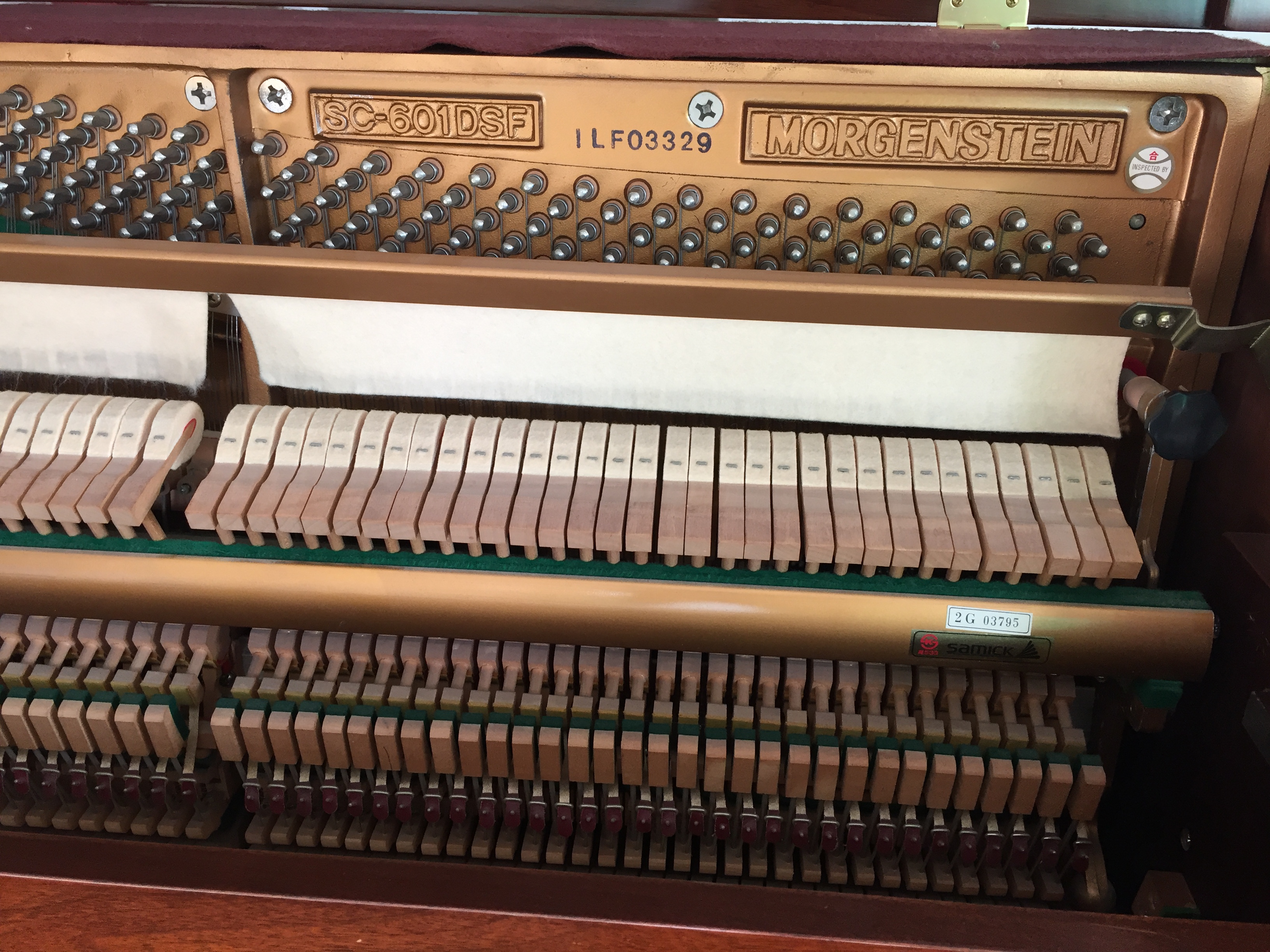 Đàn piano nhập khẩu Thâm Quyến Sanyi SAMICK SC-601DSF chiều cao 110 đàn piano thực hành gia đình - dương cầm yamaha clp 735