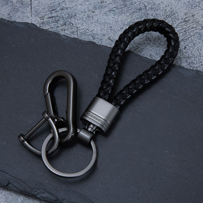Car Keychain Pendant for Men, High-End Rope Keychain, Woven Rope Anti-Lost Motorcycle Key Chain Pendant