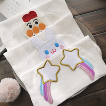 Summer Boys and Females Baby Cartoon Pure Cotton Sweat Pads and Sweat Pads in Kindergarten