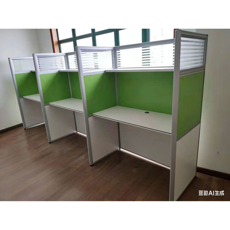 Henan Zhengzhou Office Desk Workstation One-On-One Desk Training Table Screen Partition Booth Desk One-On-One Tutoring Table