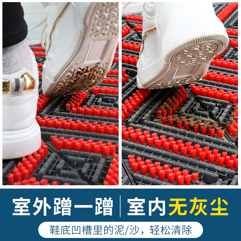 高端别墅入户门地垫:轻奢地毯耐脏防滑,打造高级感玄关